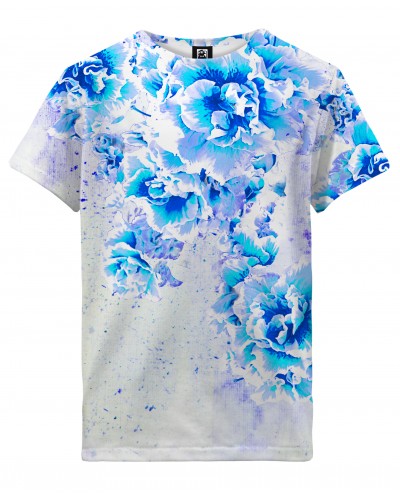 T-Shirt Beautifull Flowers Blue