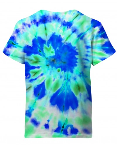 T-Shirt Tie Die Green