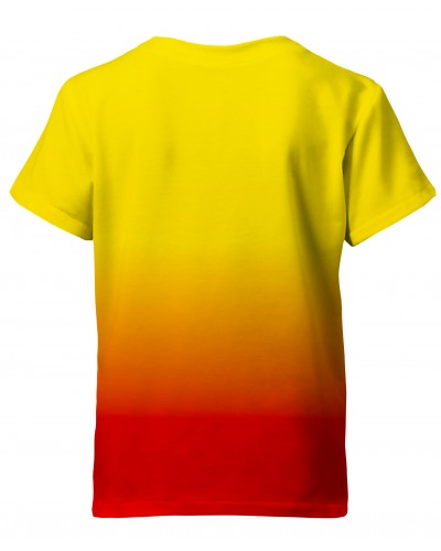 T-Shirt Ombre Yellow Red