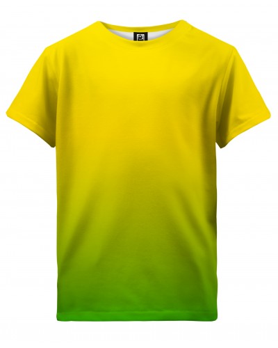 T-Shirt Ombre Yellow Green