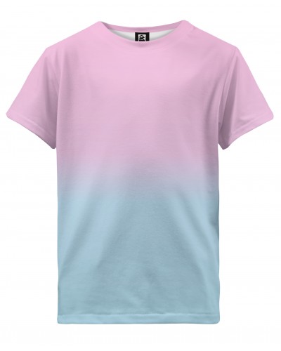 T-Shirt Ombre Blue Pink