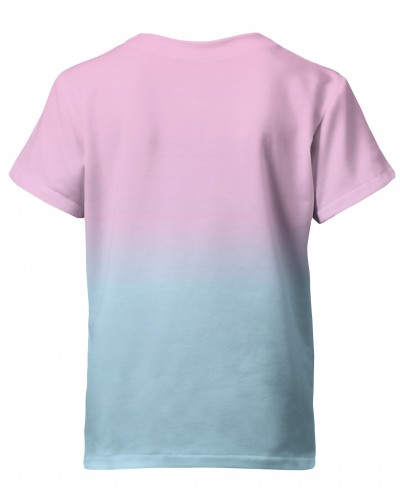 T-Shirt Ombre Blue Pink