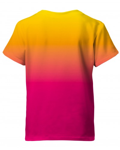 T-Shirt Ombre Yellow Pink
