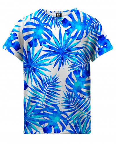 T-Shirt Blue Summer Palm