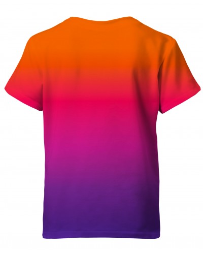 T-Shirt Ombre Orange Purple