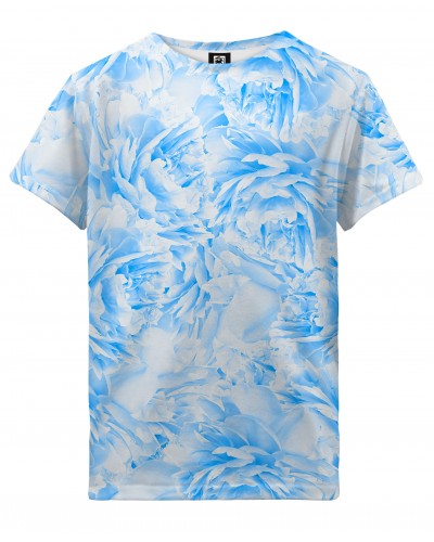 T-Shirt Peonies Blue