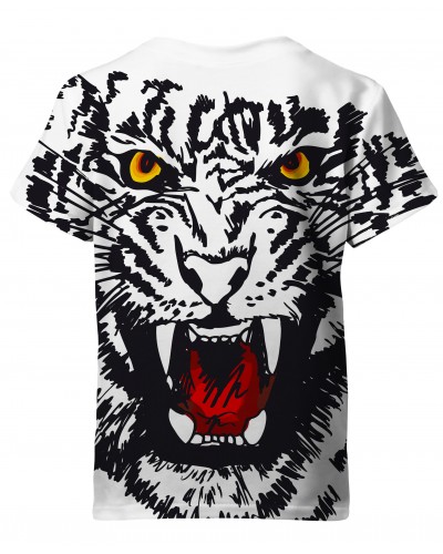 T-shirt White Tiger
