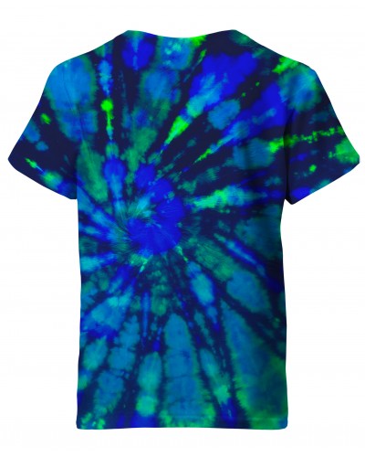 T-Shirt Tie Die Blue