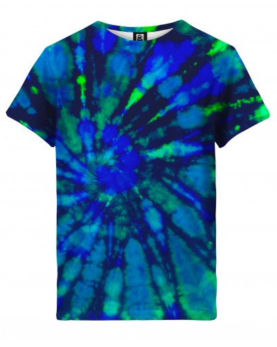 T-Shirt Tie Die Blue