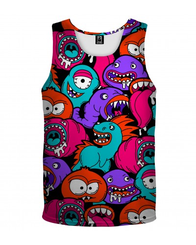 Tank Top Colorful Monsters