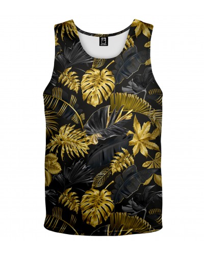 Tank Top Gold Leaves