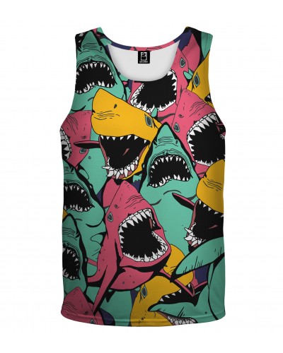 Tank Top Angry Sharks