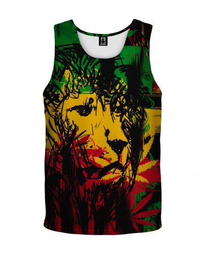 Tank Top Rasta Lion