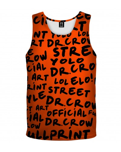 Tank Top Dr.Crow Orange