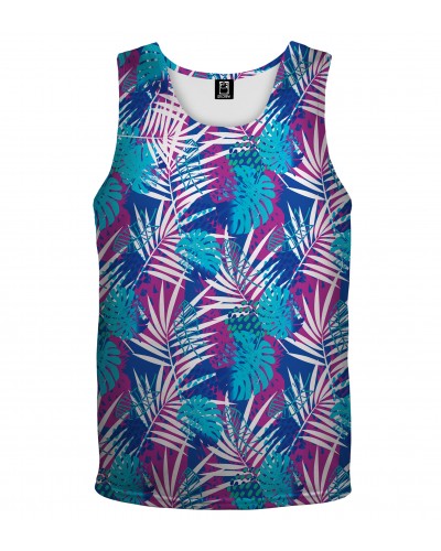 Tank Top Blue Palms