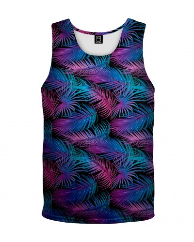 Tank Top Purple Palms