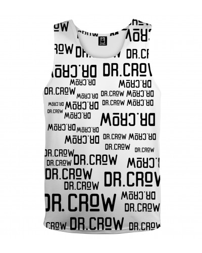 Bokserka Dr.Crow Text White