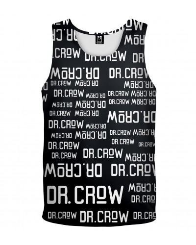 Bokserka Dr.Crow Text Black