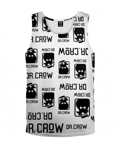 Tank Top Dr.Crow Logo White