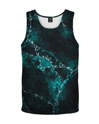 Tank Top Marble Turquoise