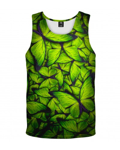 Tank Top Butterfly Green