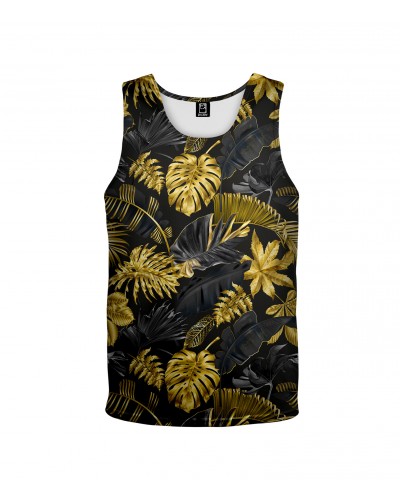 Tank Top Gold Leaves