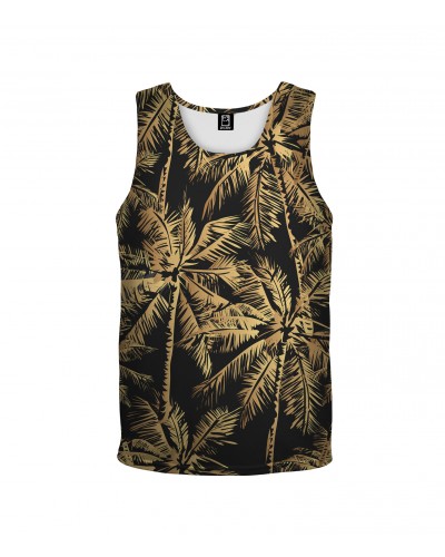 Tank Top Gold Palms