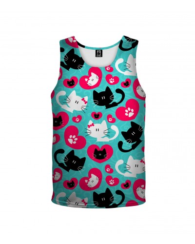 Tank Top Heart Kitty