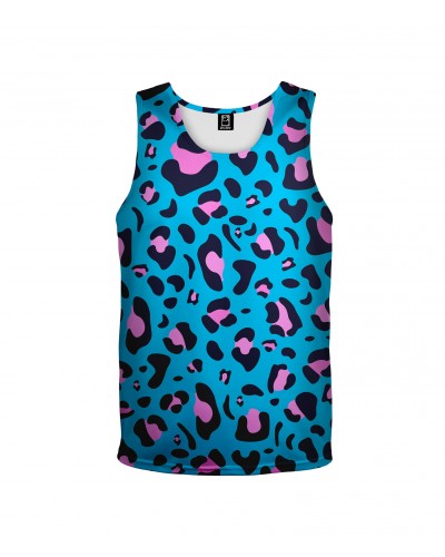 Tank Top Leopard Blue