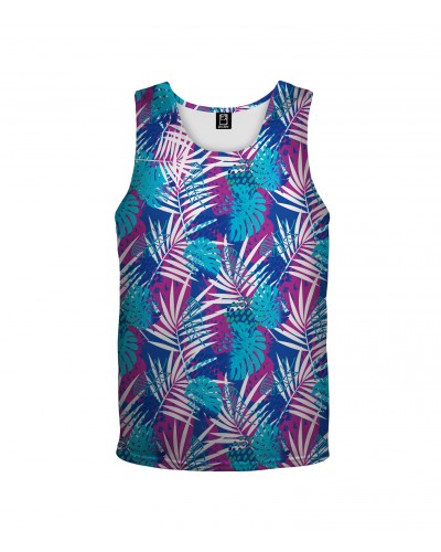 Tank Top Blue Palms