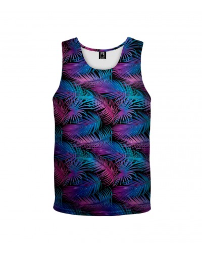 Tank Top Purple Palms