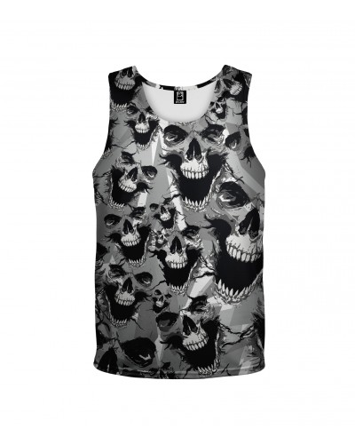 Bokserka Skull Gray