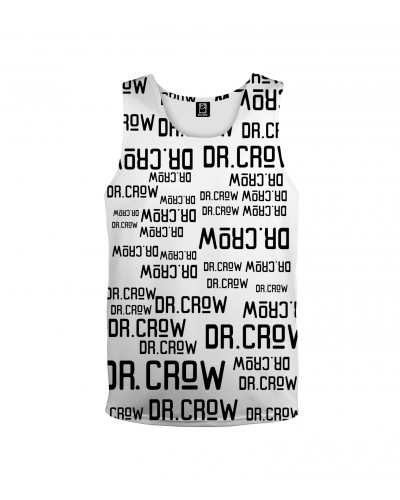 Tank Top Dr.Crow Text White