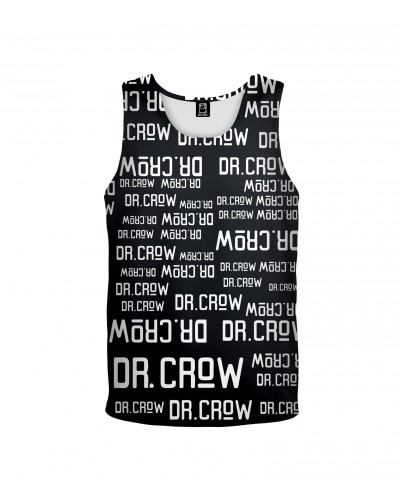 Bokserka Dr.Crow Text Black