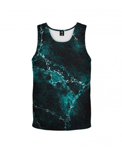 Tank Top Marble Turquoise