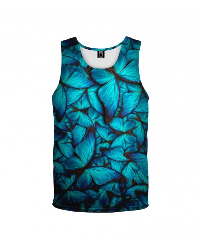 Tank Top Butterfly Blue