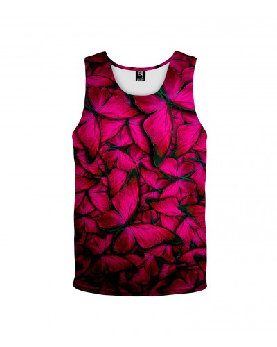 Tank Top Butterfly Pink