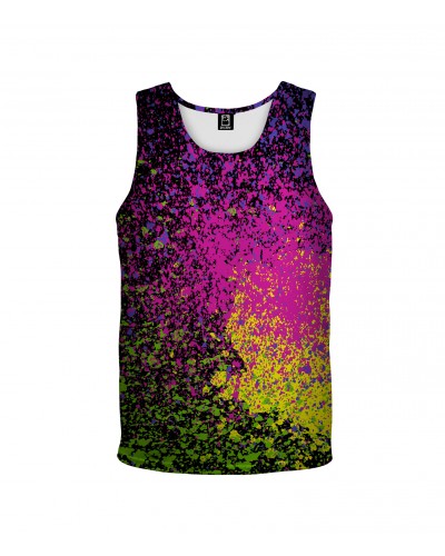 Tank Top Splatter Black