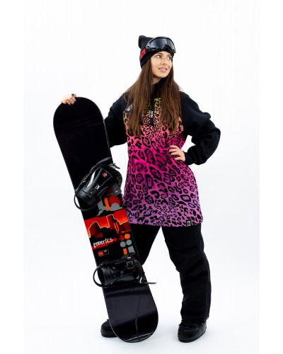 Bluza Snowboardowa Multicolor Leopard