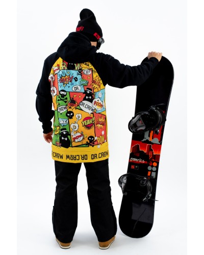 Snowboard hoodie Comic