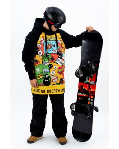 Snowboard hoodie Comic