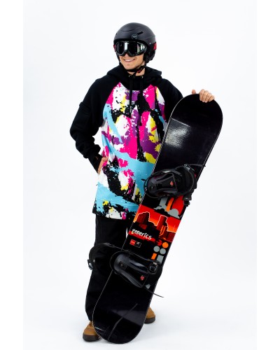 Snowboard hoodie Psychodelic Graffiti