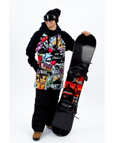 Snowboard hoodie Graffiti Bizarre