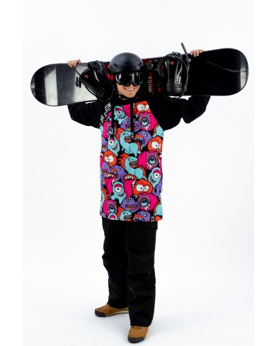 Snowboard hoodie Colorful Monsters