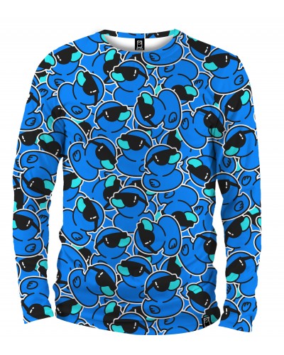 Long Sleeve Ducks Blue