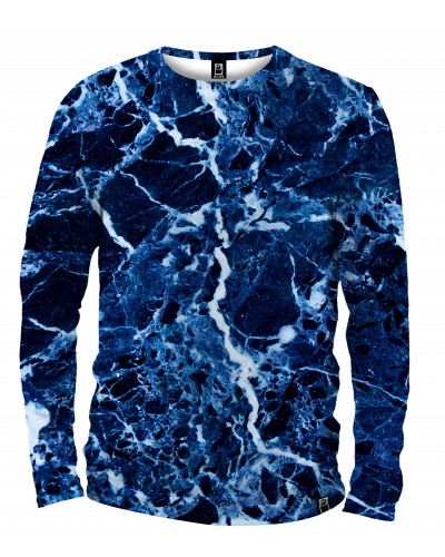 Long Sleeve Marble Blue