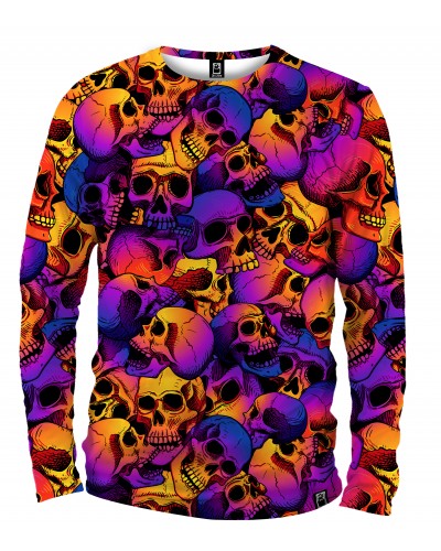 Long Sleeve Skulls Ombre