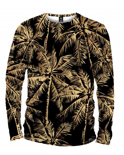 Long Sleeve Gold Palms