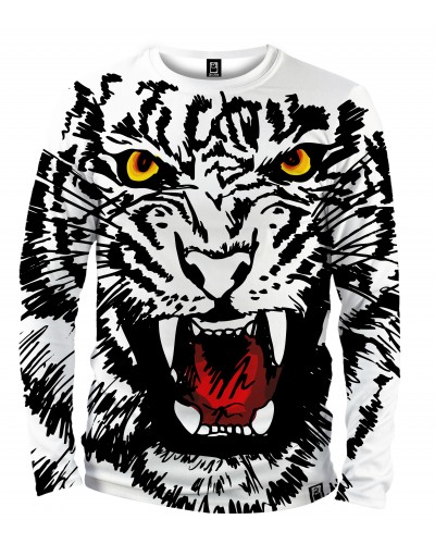 Long Sleeve White Tiger