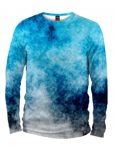 Long Sleeve Blue Grunge